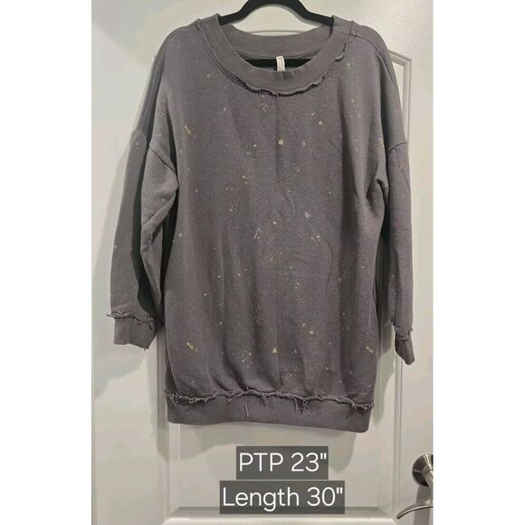 Free People Movement Make It Count Sweatshirt Size LARGE EUC - Picture 3 of 11